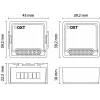 OXT T260P 1-kanaals 16A slimme relaismodule met vermogensbewaking, ZigBee 3.0, Tuya-compatibel