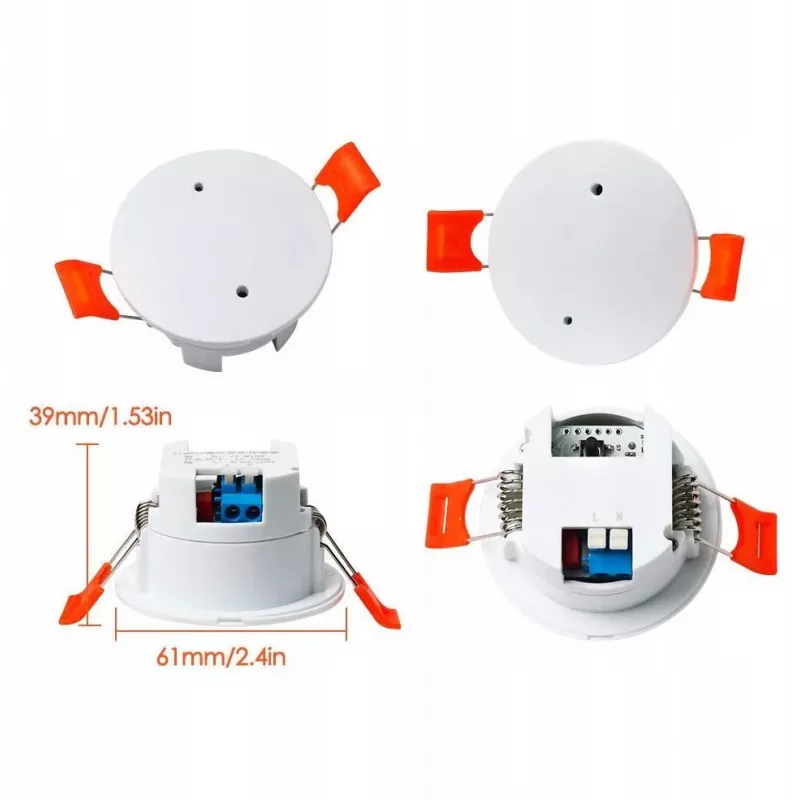 OXT T150 mmWave radar aanwezigheids- & helderheidssensor 230V WiFi Tuya Smart Life