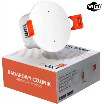 OXT T150 mmWave radar aanwezigheids- & helderheidssensor 230V WiFi Tuya Smart Life