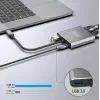 ZENWIRE USB-C-hub 4-in-1-adapter 2x HDMI 4K USB 3.0 space gray BYL-2309