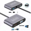ZENWIRE USB-C-multipoort-adapter hub 4-in-1 HDMI 4K VGA USB-A space gray BYL-2310