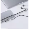 ZENWIRE USB-C-hub adapter 12-in-1 dockingstation 2x HDMI 4K ethernet RJ45 USB 3.0 BYL-2211