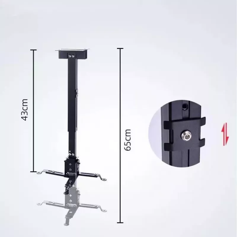ZENWIRE Universele Projectorhouder Plafond/Muur Zwart 13kg