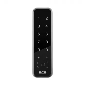 BCS BCS-L-CKRS-M8Z RS485 RFID-lezer, Mifare, 13,56 MHz, IP65, zwart/grijs