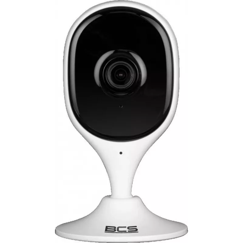 BCS LINE BCS-L-SHOME01 2MP Wi-Fi binnenkamera, Full HD 1080p, nachtzicht, tweeweg-audio, wit
