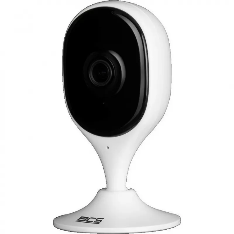 BCS LINE BCS-L-SHOME01 2MP Wi-Fi binnenkamera, Full HD 1080p, nachtzicht, tweeweg-audio, wit