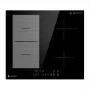 AMZCHEF CE-FS-I72S-FFDD07 4-zone inductiekookplaat 7200W zwart inbouw