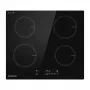 AMZCHEF CE-T-74IB4xyzf-CS 4-zone inductiekookplaat 7400W inbouw met booster, timer, kinderslot