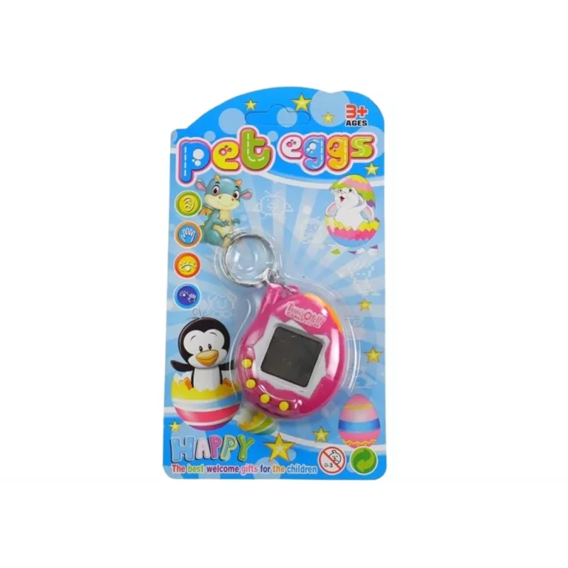 LEAN TOYS Tamagotchi roze elektronisch huisdierenspel