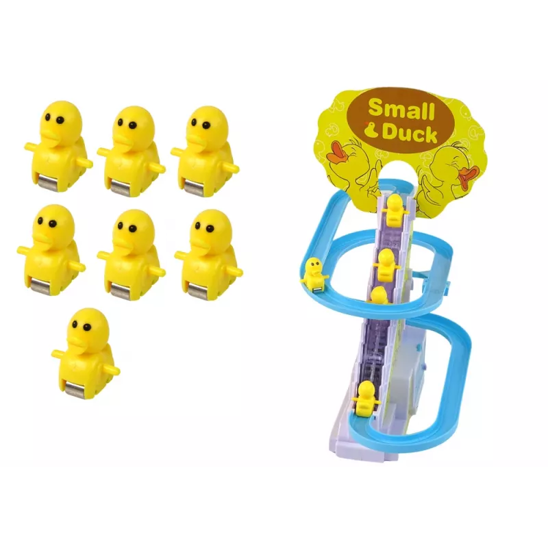 LEAN TOYS leerspel racebaan glijbaan eenden klimmen