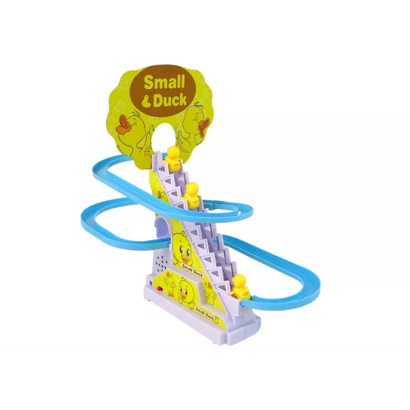 LEAN TOYS leerspel racebaan glijbaan eenden klimmen