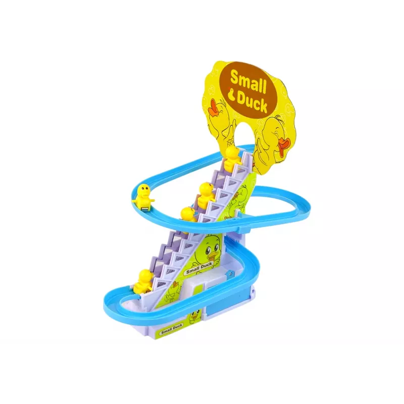 LEAN TOYS leerspel racebaan glijbaan eenden klimmen