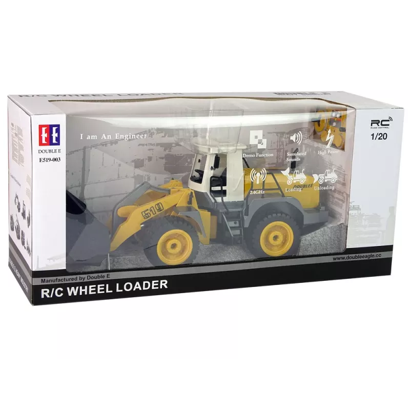 Double E op afstand bestuurbare graafmachine R/C 1:20 hefarm