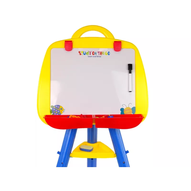 LEAN TOYS staand magnetisch whiteboard 1200x900mm dubbelzijdig 360° draaibaar