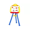 LEAN TOYS staand magnetisch whiteboard 1200x900mm dubbelzijdig 360° draaibaar