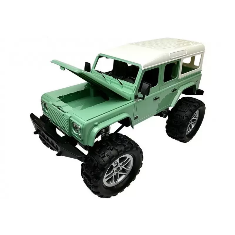 Double E afstandsbediening auto Jeep R/C groen 7,5 km/h 1:14 2,4G
