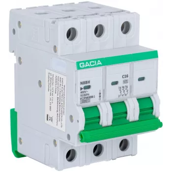 GACIA N8BH 10kA C 3P 20A Miniatuurinstallatieautomaat MCB