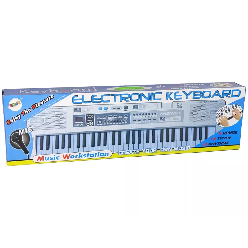 LEAN TOYS Keyboard MQ-6110 Microfoon Orgel 61 toetsen