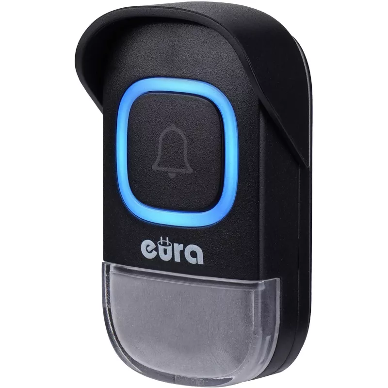 EURA WDP-46A3 Draadloze Deurbel Set Zwart