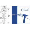 Quick Mount Clip - Flat USMP-3 Elektro-Plast Opatówek 600 st. DOOS 16.23