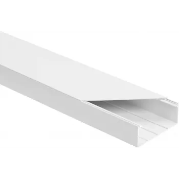 STASIŃSKI LS 90x40 elektro-installatiegootset wit 2m (8-pack)