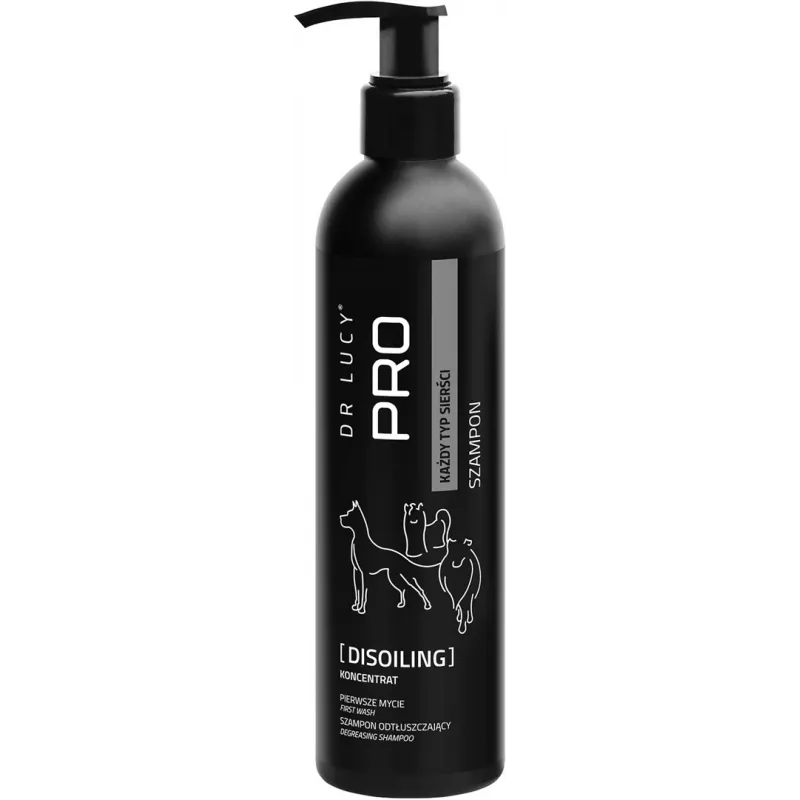 DR LUCY PRO DISOILING 250ml ontvettende shampoo voor honden