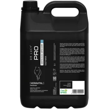 DR LUCY PRO KERAVITAL 5L keratine- en vitamine-conditioner voor honden met een lange, ruwe vacht
