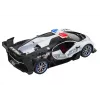 LEAN TOYS op afstandsbediening RC-politieauto schaal 1:12, wit