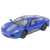 LEAN TOYS RC op afstandsbediening sportwagen met lichten blauw 1:16
