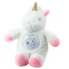LEAN TOYS pluche eenhoorn slaapknuffel met projector en geluid