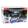 LEAN TOYS drift Car RC zwart groen 30km/h 1:16