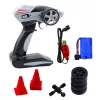 LEAN TOYS drift Car RC zwart groen 30km/h 1:16