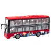 LEAN TOYS Stadsbus dubbeldekker 1:16 aandrijving lichten geluiden rood