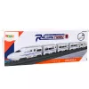 LEAN TOYS Interactieve speelgoedtrein met geluiden en licht, wit, 62 cm