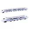 LEAN TOYS Interactieve speelgoedtrein met geluiden en licht, wit, 62 cm