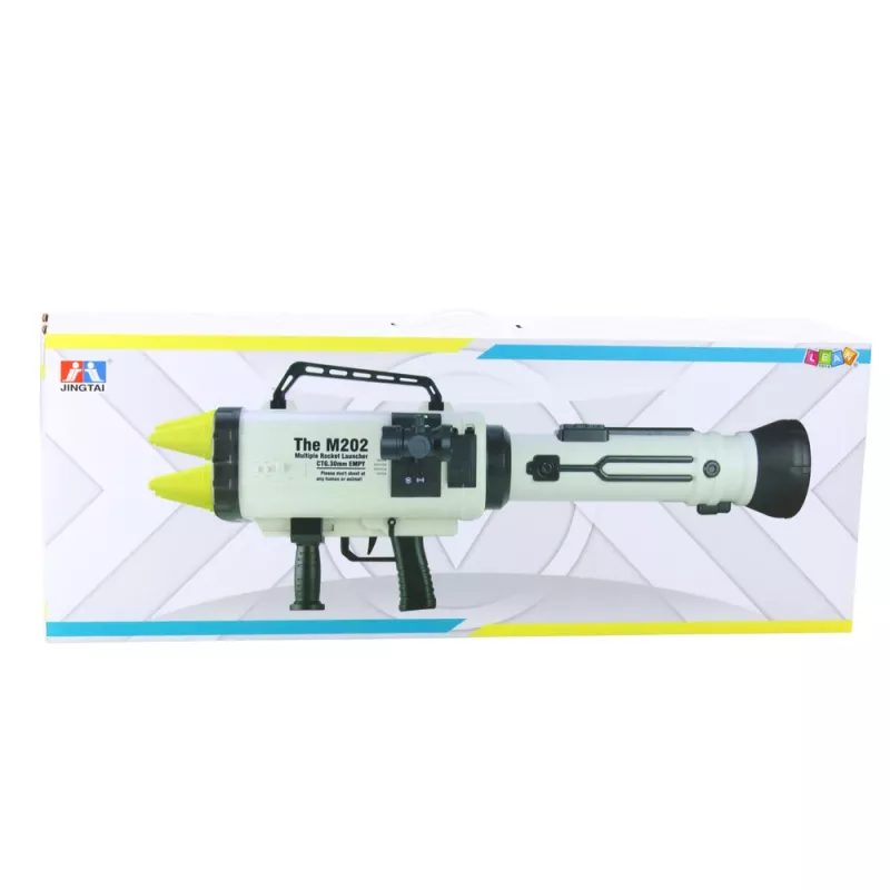 LEAN TOYS Enorme raketwerper M202 sponsraketten 68cm