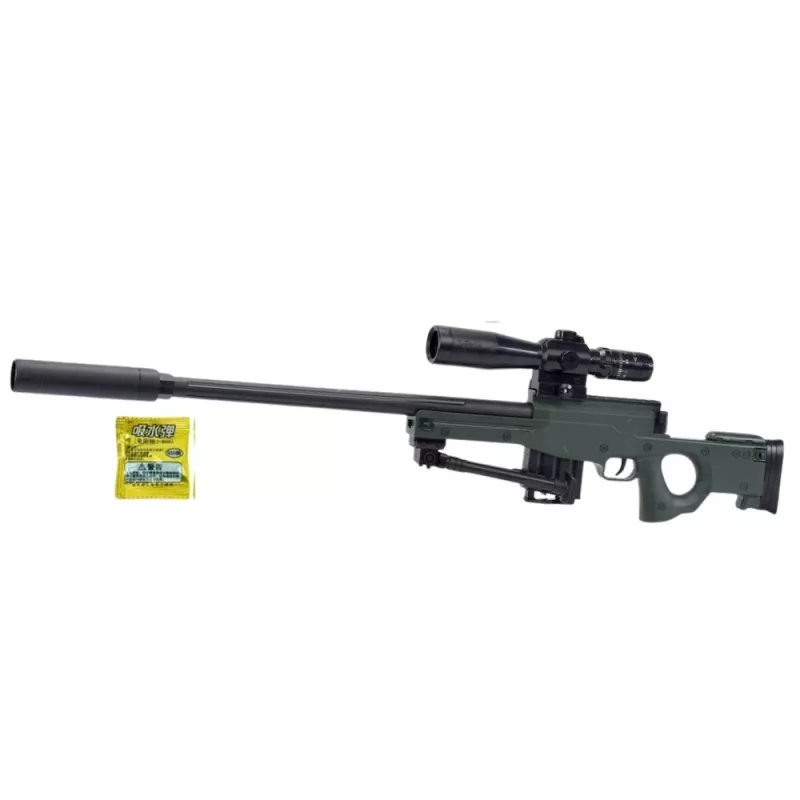 LEAN TOYS Sniper Rifle Replica AWM Stand watergelballen 80cm
