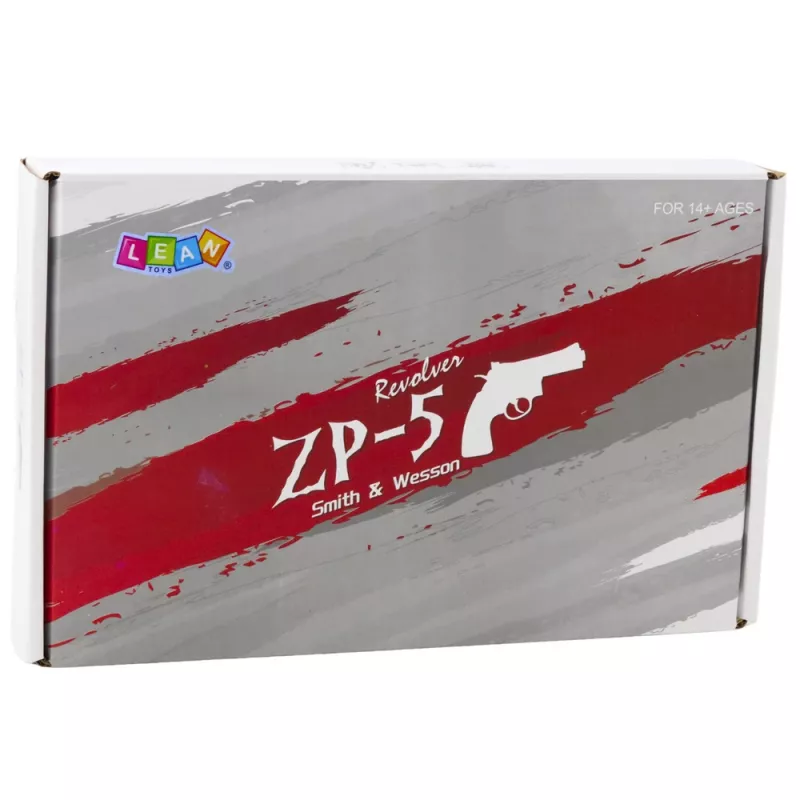 LEAN TOYS Revolver ZP-5 schuimpatronen waterballen hydrogel schild holster