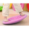 LEAN TOYS Sensorisch balanceerbord voor kinderen met rubberballen 5 stuks roze