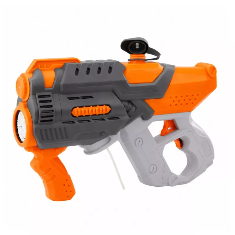 LEAN TOYS Elektrisch waterpistool zeepbellen 2in1 oranje