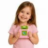 LEAN TOYS Engels woordleerkaarten leesapparaat educatief speelgoed roze