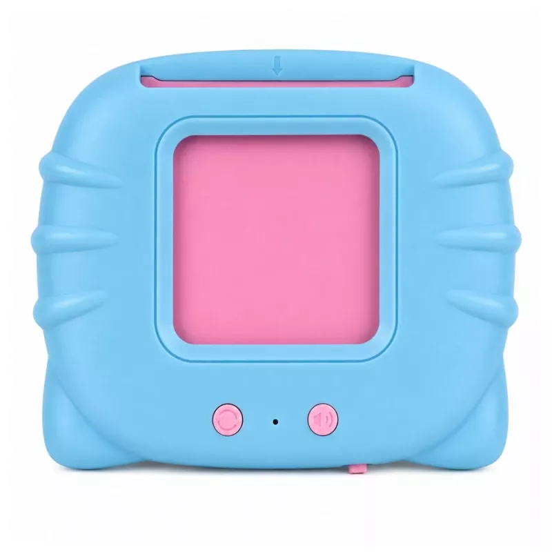 LEAN TOYS Engels woordleerkaarten leesapparaat educatief speelgoed blauw
