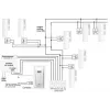 ACO INS-UP UNIFON - 2-toets audio-intercomhoorn met magnetische hoornbevestiging, wit