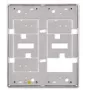 ACO CDN-P-S2 NT CDN frame, opbouw, klein, dubbel, voor CDNP5/6, CDNC/B, CDNA, roestvrij staal