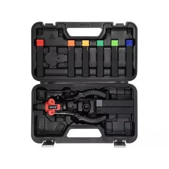 Yato YT-36091 handmatige handniettang-set met 4 mondstukken en nieten