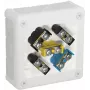 VIPLAST VP-51 opbouw aftakdoos 12 invoeren wit IP55 118x118x46mm 051-51