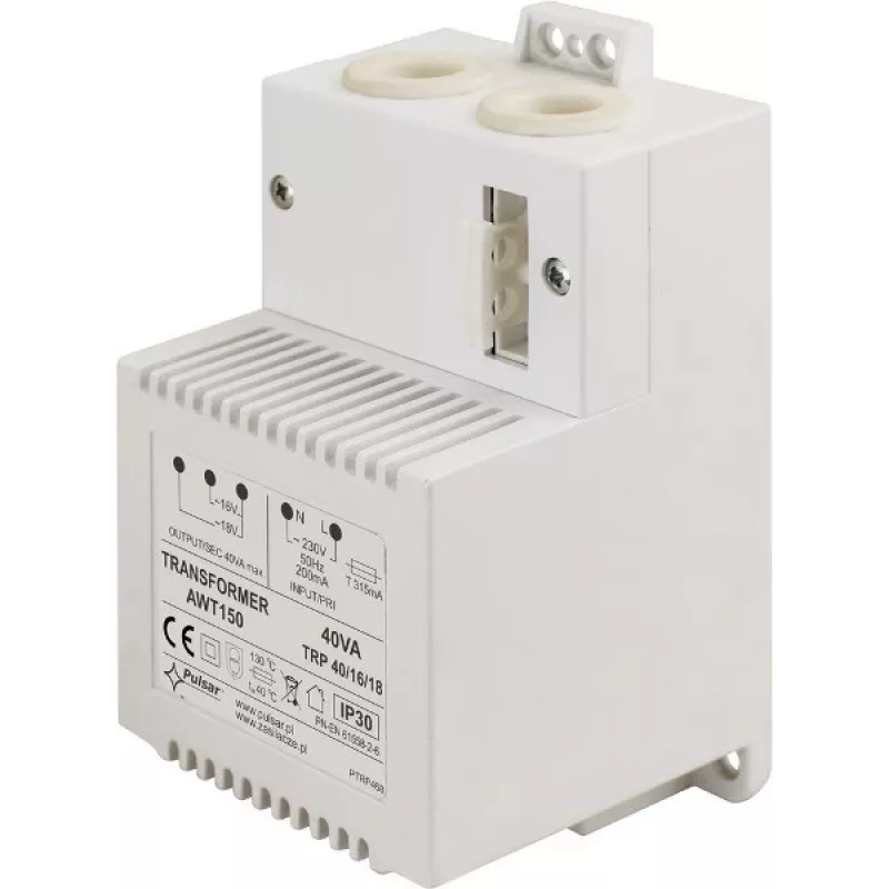 Pulsar AWT150 40VA 16V/18V AC voedingstransformator