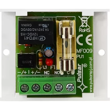 PULSAR AWZ510 relaismodule - 1x SPDT, 12V DC spoel, 1A