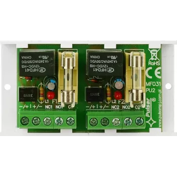 PULSAR AWZ512 relaismodule 2x SPDT 12V DC