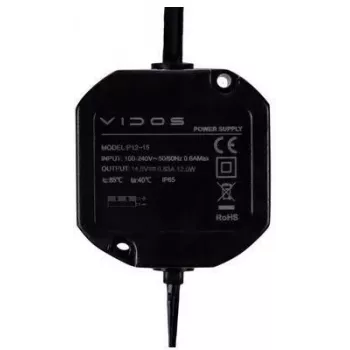 VIDOS P12/15 voeding 12V 1,5A DIN-rail